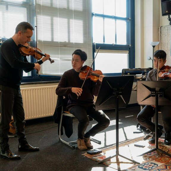 220318 Pierre Colombet werkt met het Cong Quartet - 12 [foto Bert Verbruggen].jpg