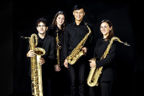 Dokwerk Saxophone Quartet, winnaar van de Schiermonnikoog Festival Award 2025, speelt op het festival